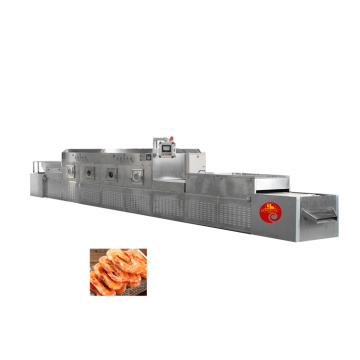 Automatic Industrial Microwave Food Prawns Shrimp Seafood Gelatin Drying Sterilization Machine